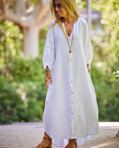 Lovely Lightweight Linen Dress