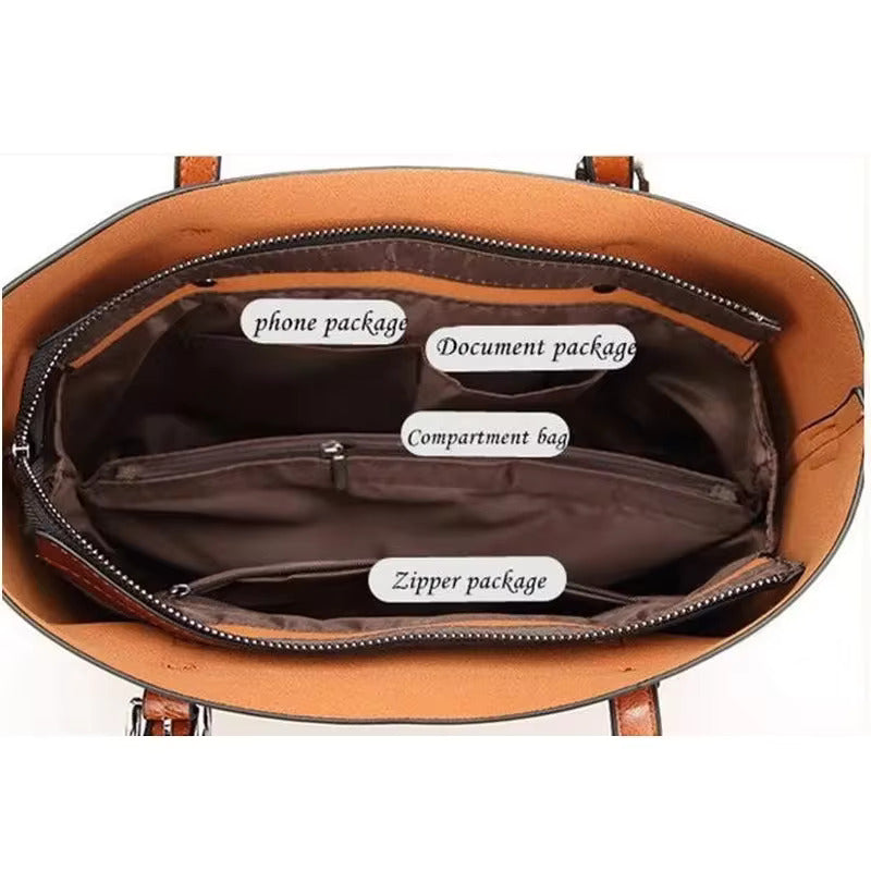 Ramzy - Leather carrier bag
