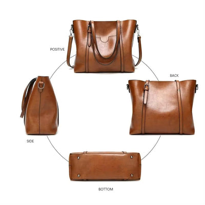 Ramzy - Leather carrier bag