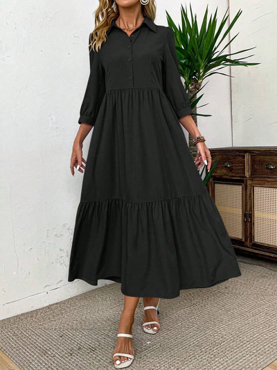 Fluid Shirt Dress