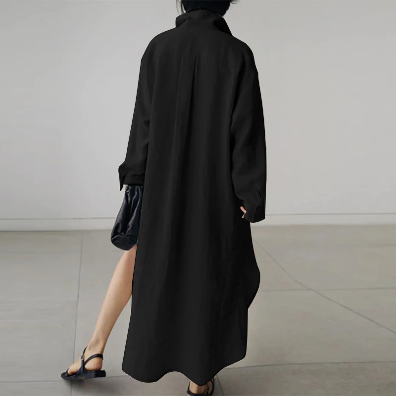 Oversized Casual Shirt Dress