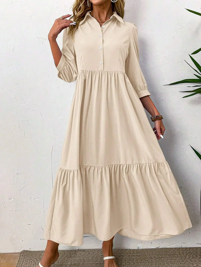 Fluid Shirt Dress