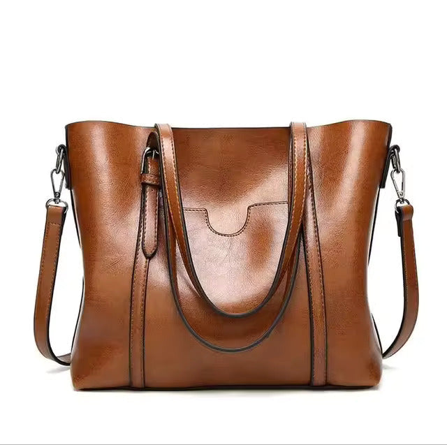 Ramzy - Leather carrier bag