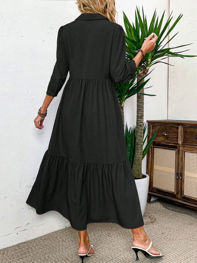 Fluid Shirt Dress
