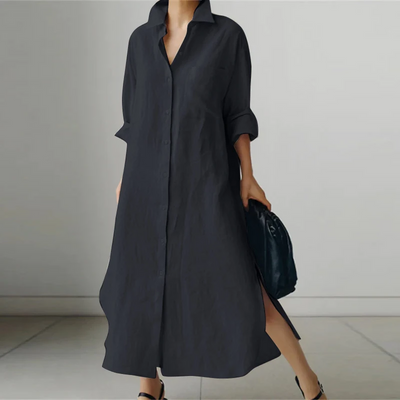 Oversized Casual Shirt Dress
