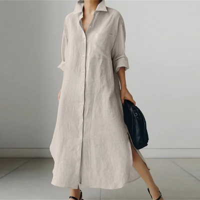 Oversized Casual Shirt Dress