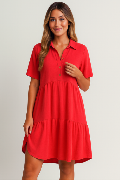 Casual Summer Linen Dress