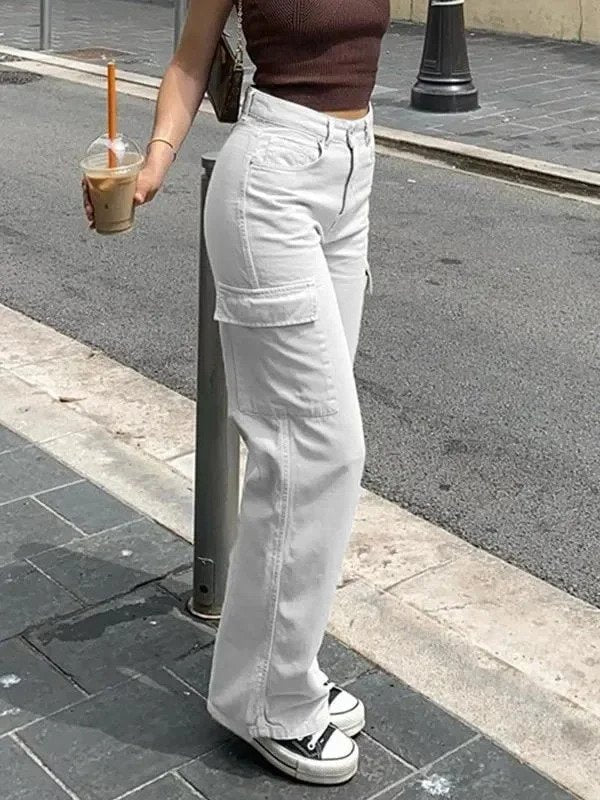 Frankie™ Adjustable Straight-Leg Cargo Pants