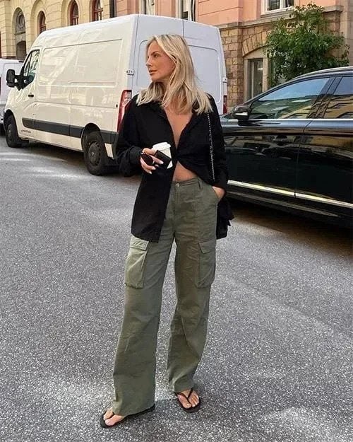 Frankie™ Adjustable Straight-Leg Cargo Pants