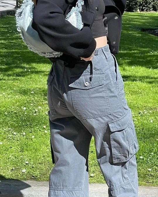 Frankie™ Adjustable Straight-Leg Cargo Pants
